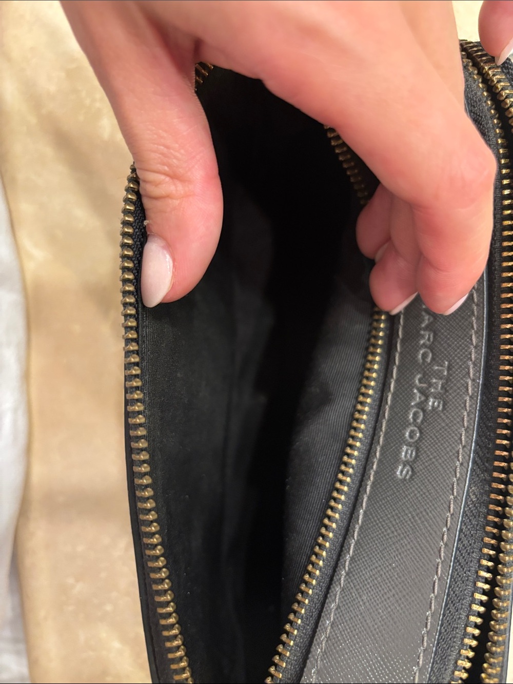 Marc Jacobs Snapshot Metallic Gold Colorblock Crossbody Bag - Picture 7 of 8